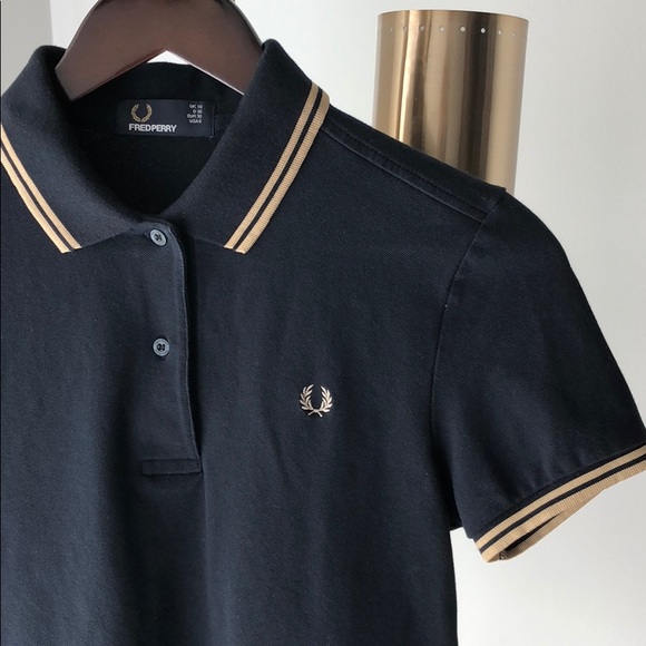 fred perry twin tipped polo navy